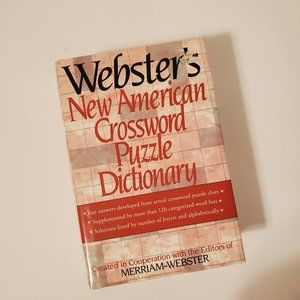 - Webster's New American Crossword puzzle dictionary